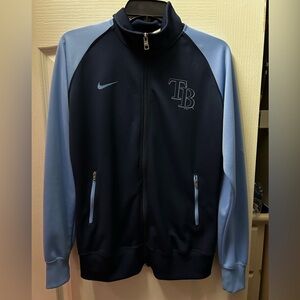 Nike Tampa Bay Rays jacket like new. One flaw.